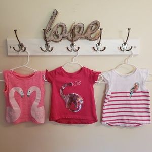 Bundle of 3 Carter's infant shirts size 6 months